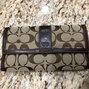 Coach wallet billfold